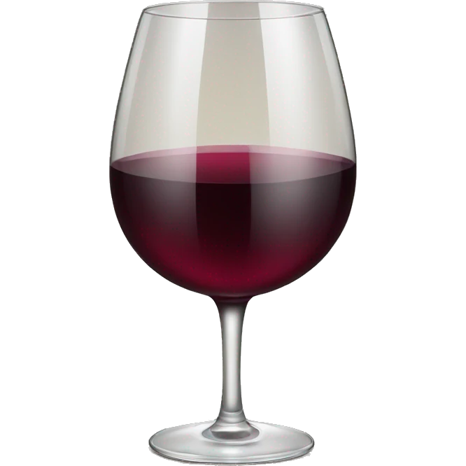 Glass of wine emoji