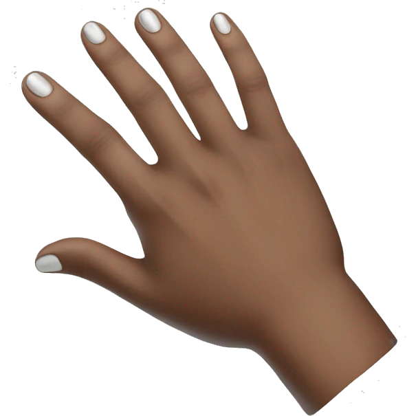 Close hand with silver ring in ring finger emoji