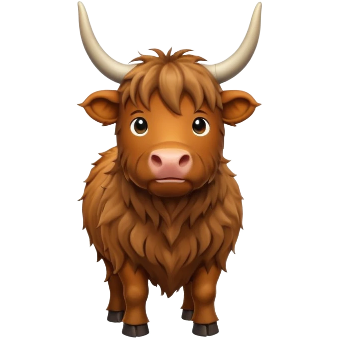 highland cow emoji
