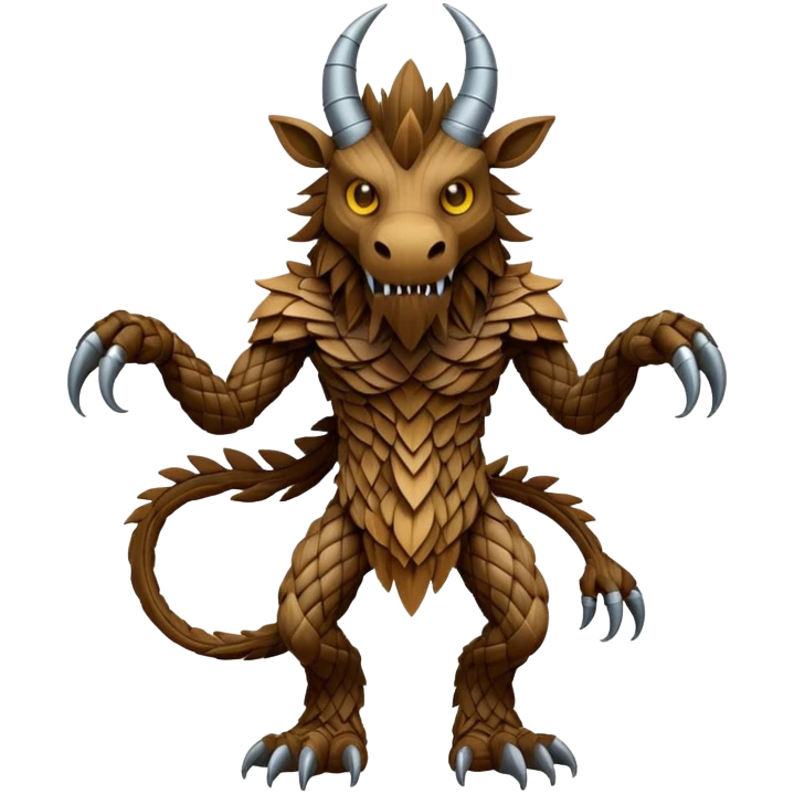  Fakémon-Wickerbeast-creature (full body) emoji