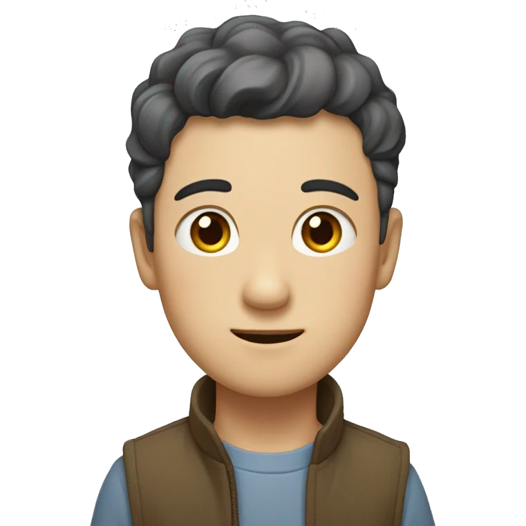 폭탄머리를 한 리트리버 emoji