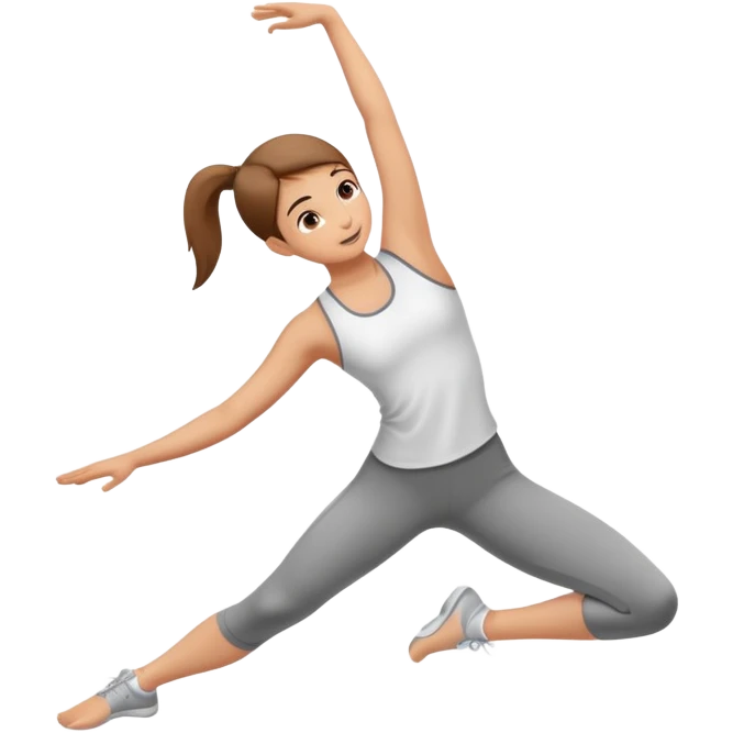 Stretching emoji