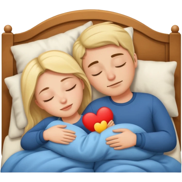 couple sleeping together  emoji