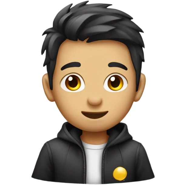 Boy playing poker emoji