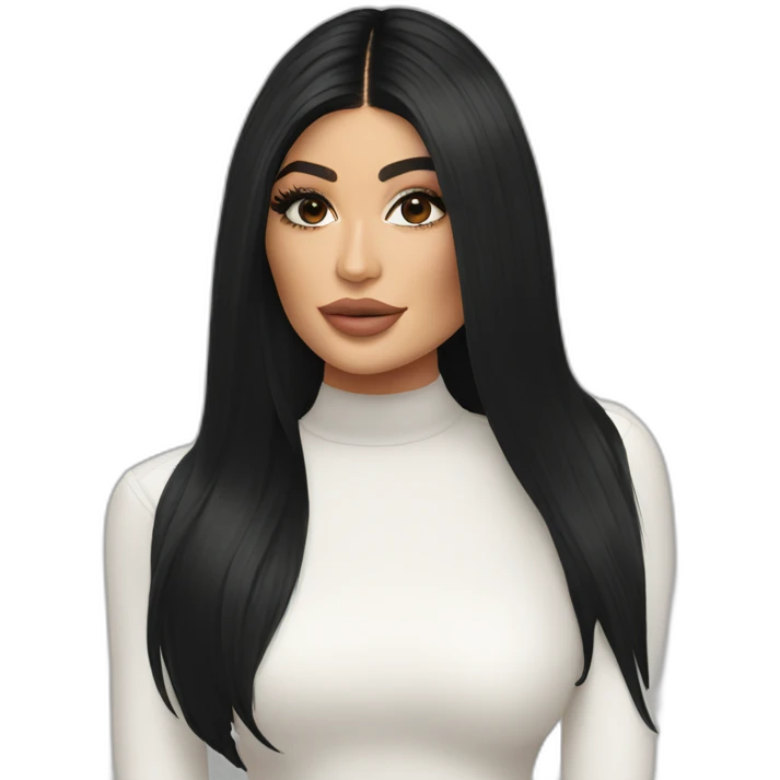 Kylie Jenner posing emoji