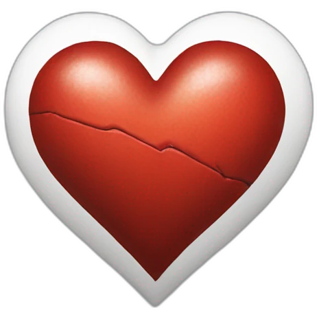 White heart injured emoji