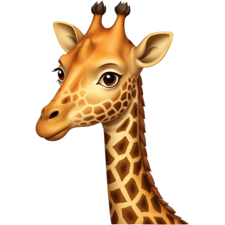 Ful Mor zürafa emoji