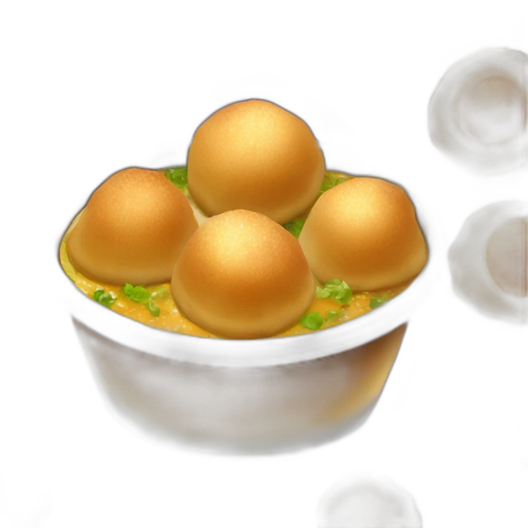 Indian street food pani puri emoji