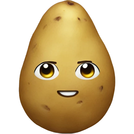 Potato with a hoodie emoji