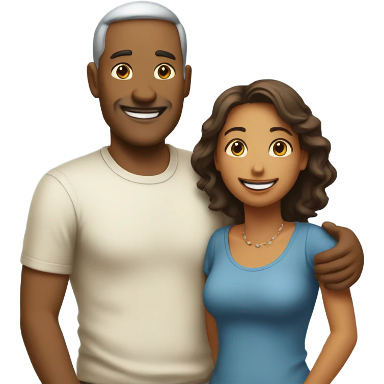 Daddy and mommy emoji