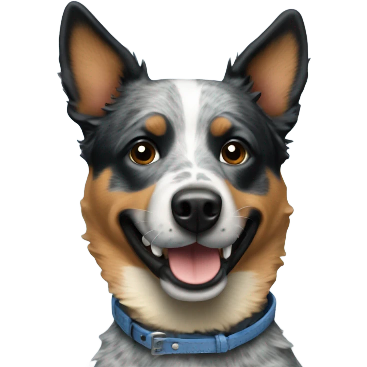 Blue heeler dog emoji