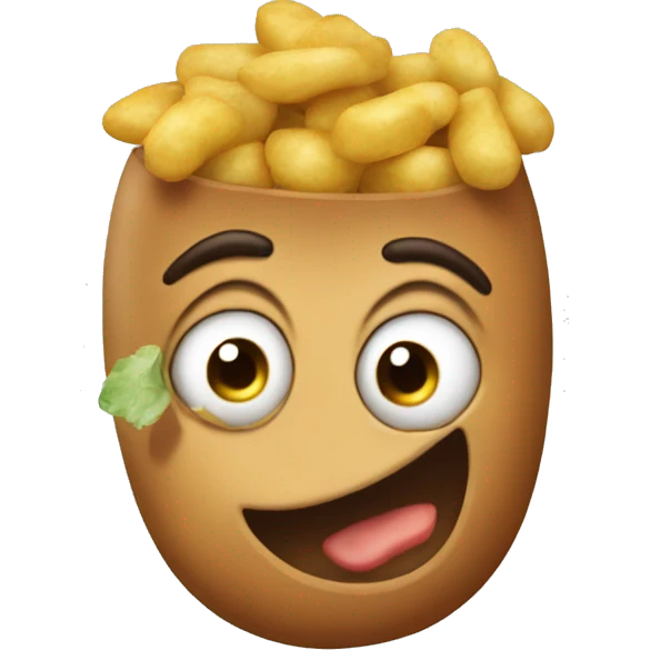 Snitzel with potatos emoji