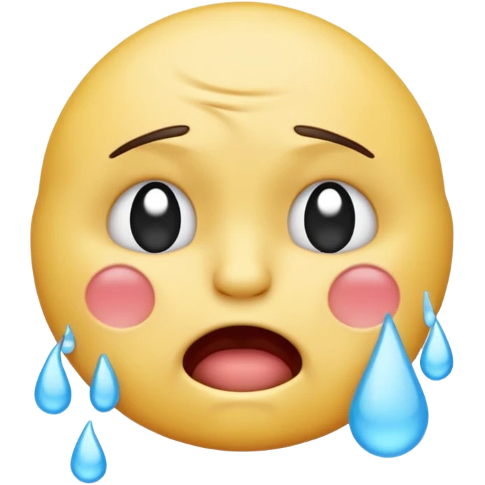 Crying emoji with fist covering mouth like he is saying “ooooh you so tuff boi” emoji