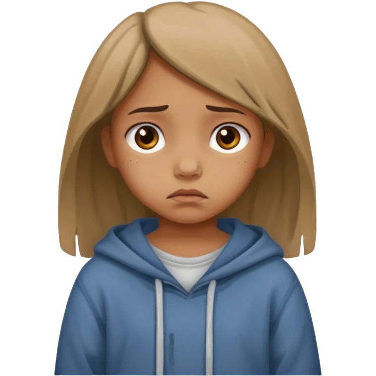 poor begger little girl emoji