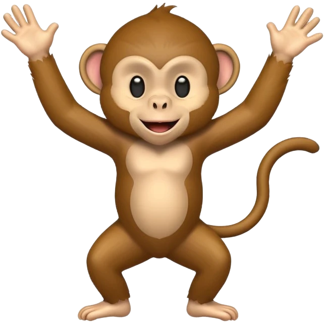 Monkey dancing emoji