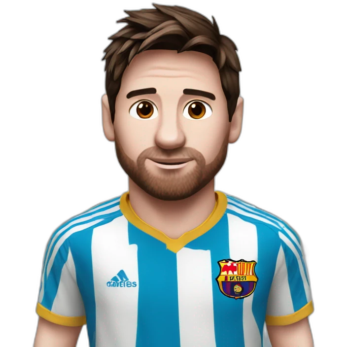 Messi Angel emoji