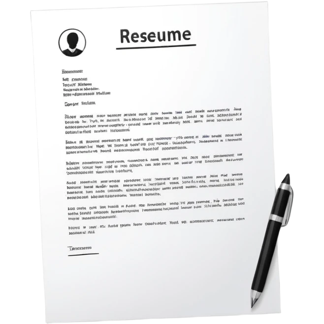 resume letter emoji