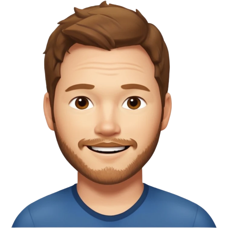 chris pratt from parks and rec emoji