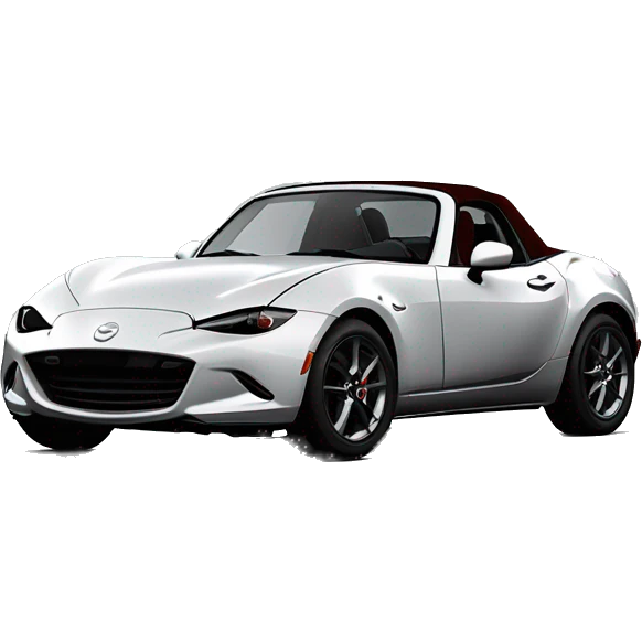 Mazda miata mx-5 2022 dark red cabriolet  emoji