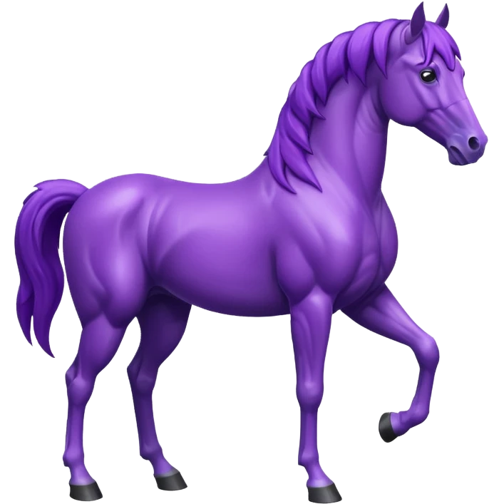 PurPle horse emoji