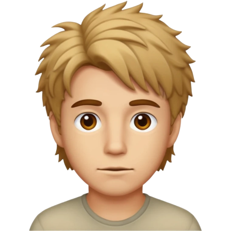 Moreno greñudo emoji