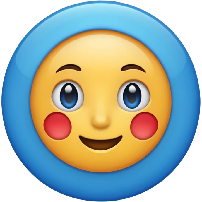 العلامة الزرقاء emoji