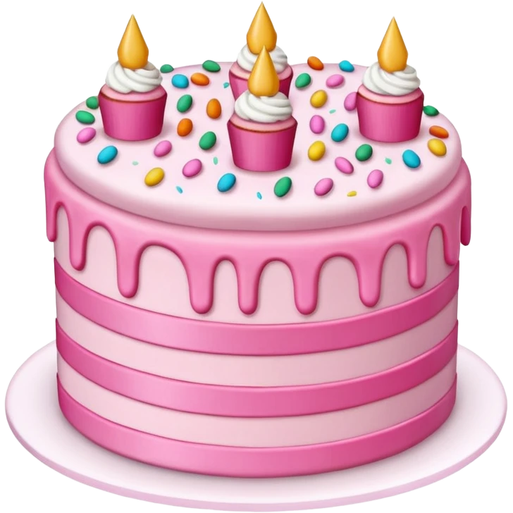 pink cake emoji
