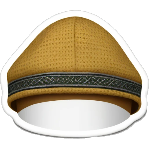 Muslim hat on emoji emoji