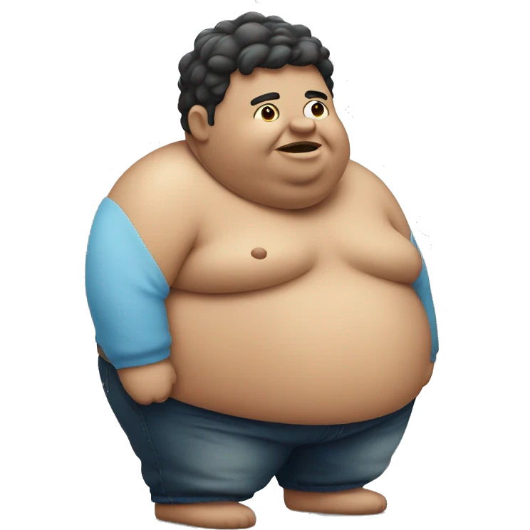 fat person emoji