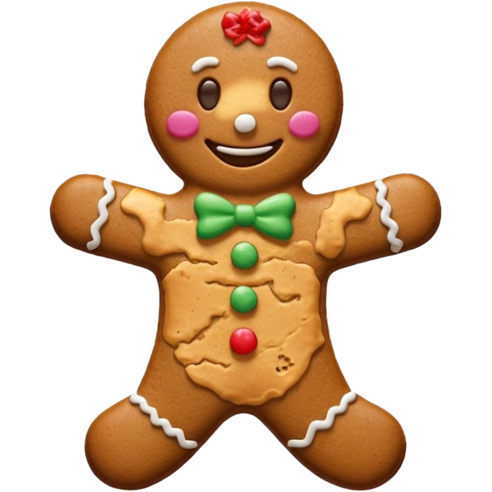 I want a gingerbread cookie but it has to be similar to the one from shrek emoji