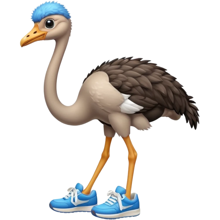  ostrich-in-sneakers emoji