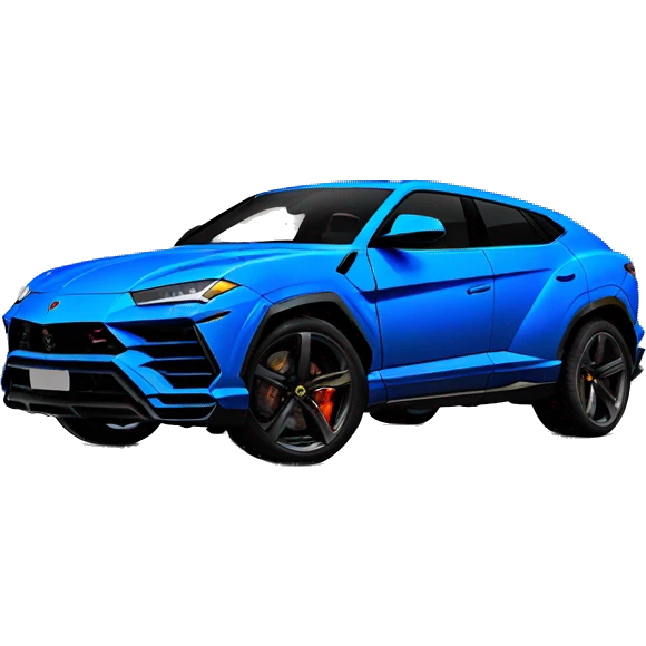 blue Lamborghini urus emoji