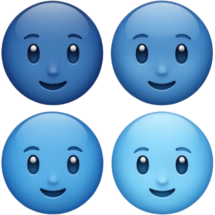 3 azul emoji