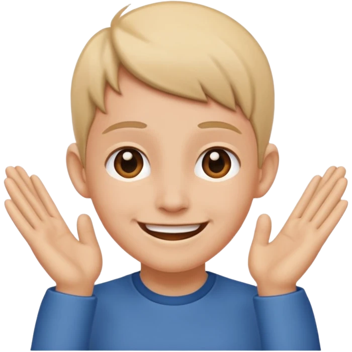 My imoji touch both ear emoji