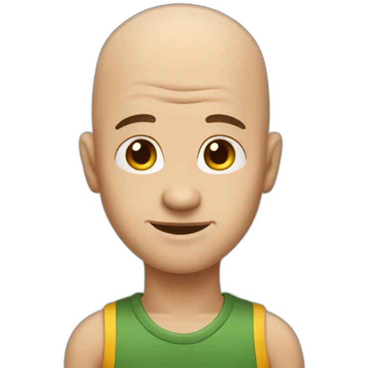 Bald Hervé emoji