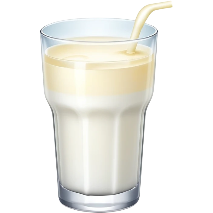 glass of glowing pure milk with divine light, spiritual nourishment emoji
