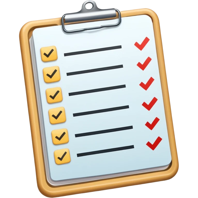 task to do or missions regarding a job role 📋✅ emoji