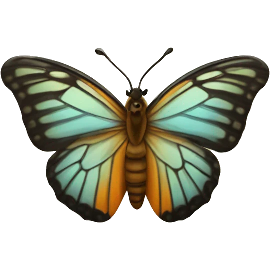 butterfly emerging from cocoon  emoji