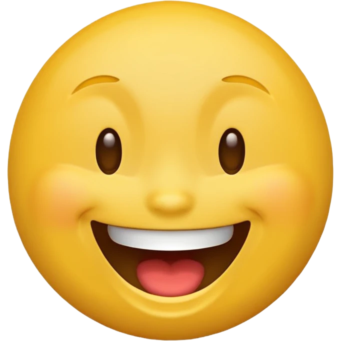 laughing face emoji, joyful and bright emoji