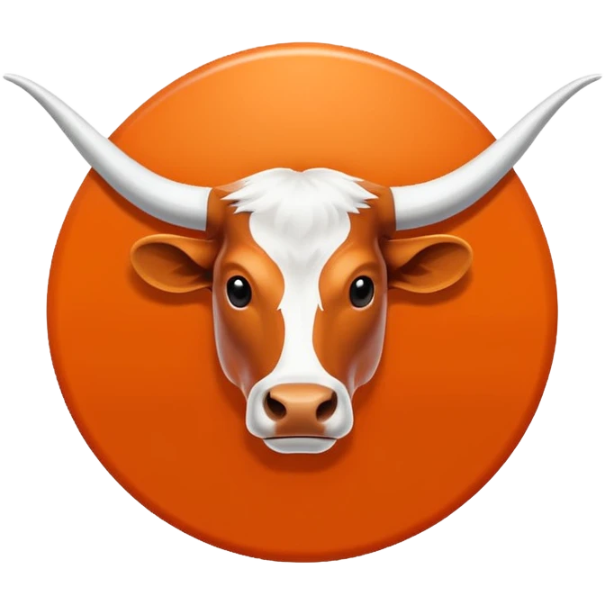 Longhorns Texas logo emoji