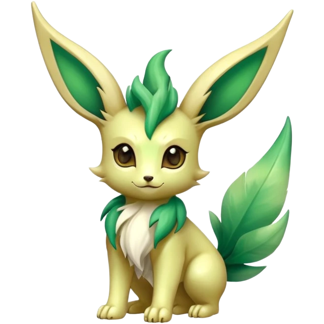 Shiny Exotic Sprigatito-Leafeon-Hybrid-Creature emoji