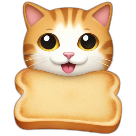 cat-on-toast emoji