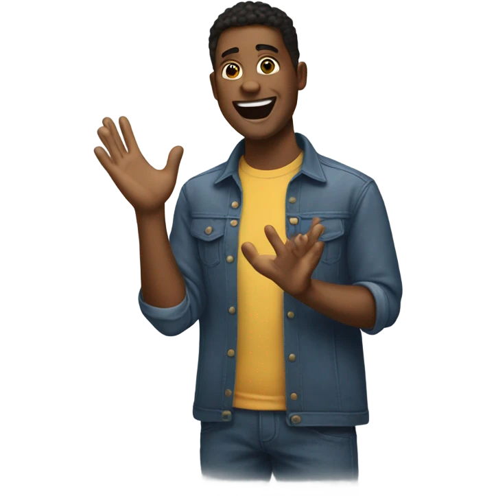 Gay man clapping  emoji