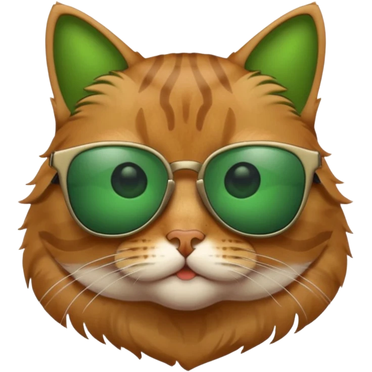 Cat wearing sunglasses emoji