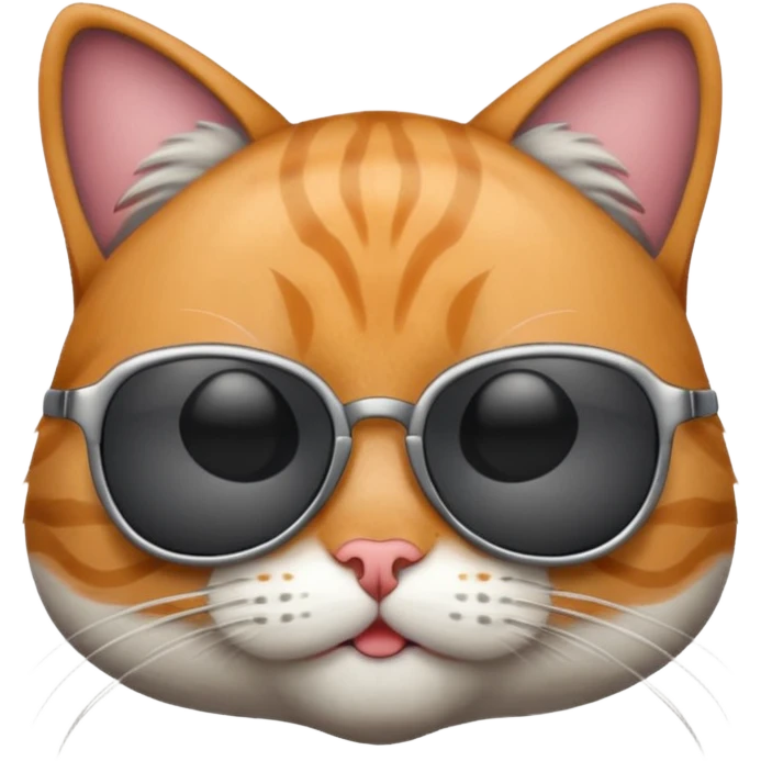 Cat wearing sunglasses emoji
