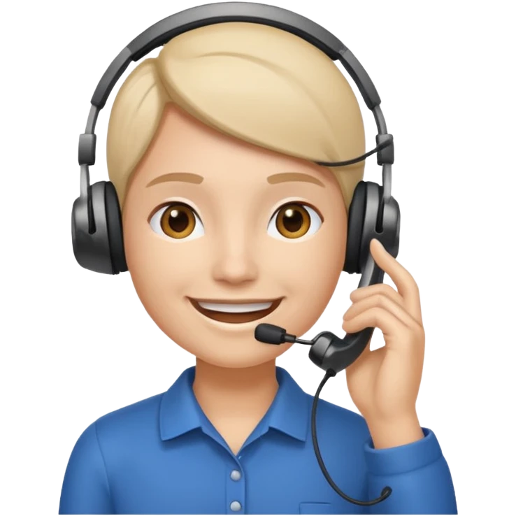 sales, customer call emoji