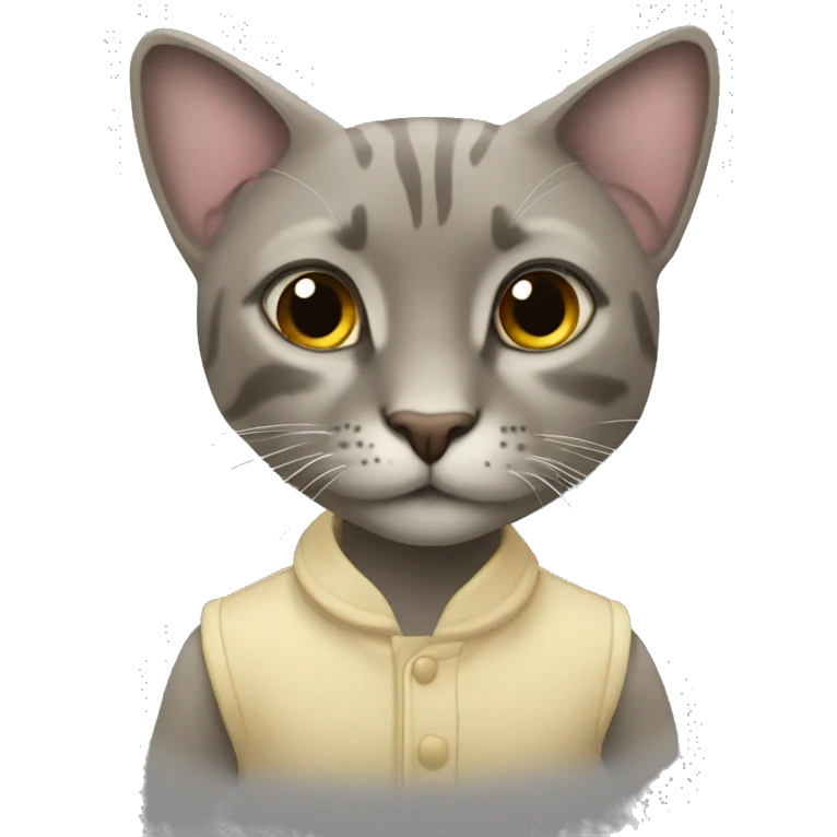 Кот в пальто emoji
