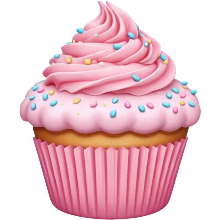 Pastel Pink Cupcake emoji
