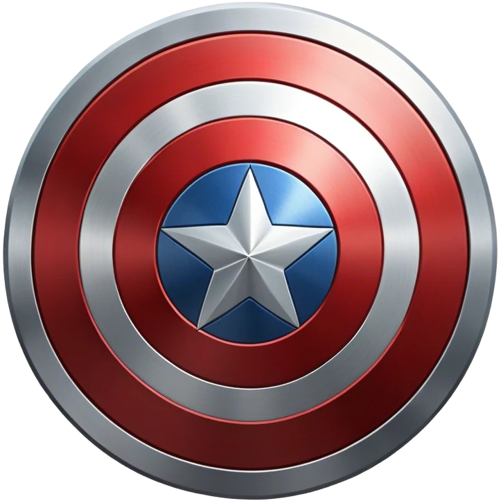 Captain america shield emoji