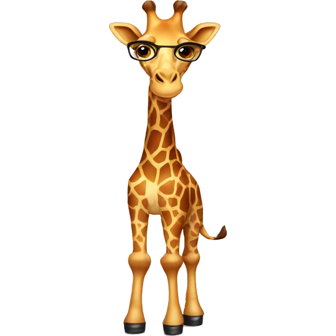 Giraffe wearing high heels  emoji